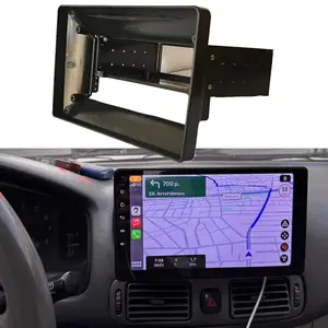 1 Din 9 10 inch Universal Car Stereo Radio fascia Touch Screen Autoradio Car MP5 Player Frame Plate Adapter Navigation Panel Media Player Audio Player