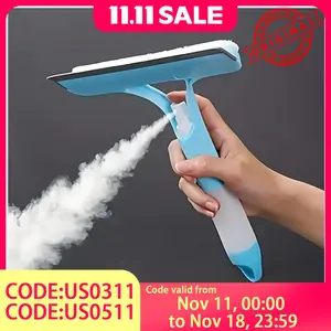 1-Pack 3-in-1 Blue Window Cleaner - Holiday Streak-Free Glass Cleaning Kit for Sparkling Results