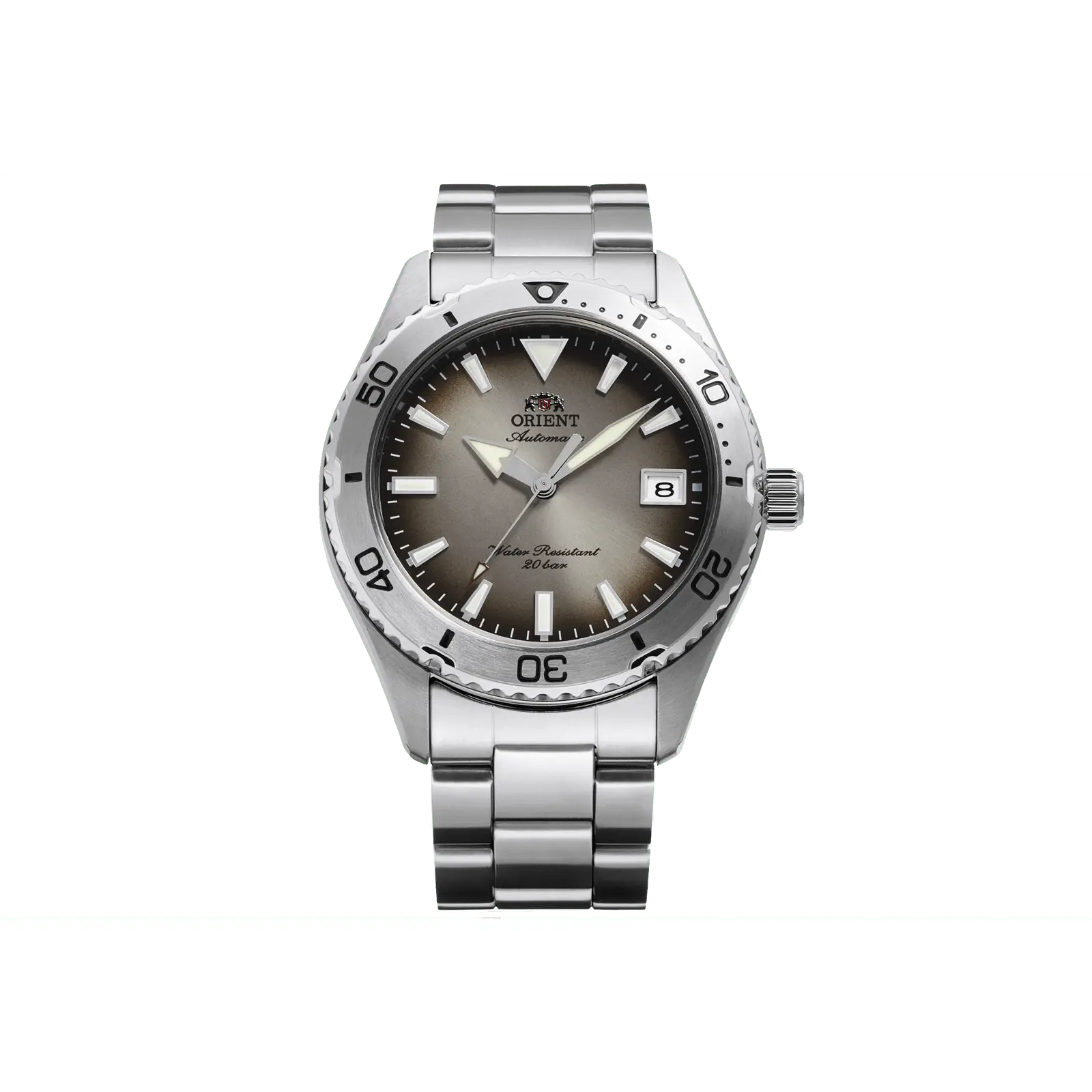 Orient AC0Q Diver II LE Automatic Mechanical Luminous Wrist Watch - 200m Water Resistance, 40mm Stainless Steel Case, Sapphire Crystal, Gray Dial, RA-AC0Q16N30B, Men's Fashion Watch, Luminous Wrist Watches, Automatic Mechanical Wrist Watches