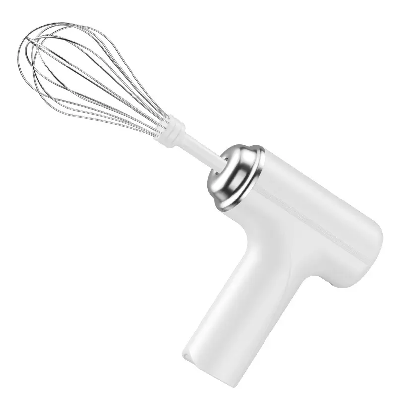 Cordless Handheld Mini Electric Egg Beater - Stainless Steel, 13x10.8cm, BPA-Free ABS, Compact Space-Saving Kitchen Utensil for Home Baking, Stirring, Cooking Lovers