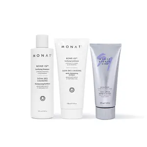 MONAT Bond IQ Fortifying Shampoo & Conditioner + Air Dry Cream