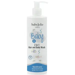 Baby Jolie 2-in-1 Hair and Body Wash, Tear-Free Formula, Hydrating Hair & Body Cleanser, Kids Body Wash & Shampoo, 7.5oz