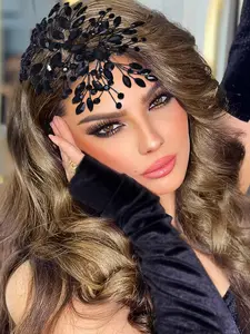 Rhinestone Decorated Headband, Elegant Bridal Headwear for Wedding Bridal Party Formal Occasions, Fashion Hair Accessories for Women