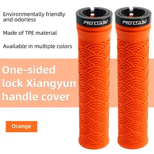 TPE Chinese Style Grip Non-slip Bmx Handle Bicycle Grips MTB Bike Handlebar Rubber Cycling Bike Accessories