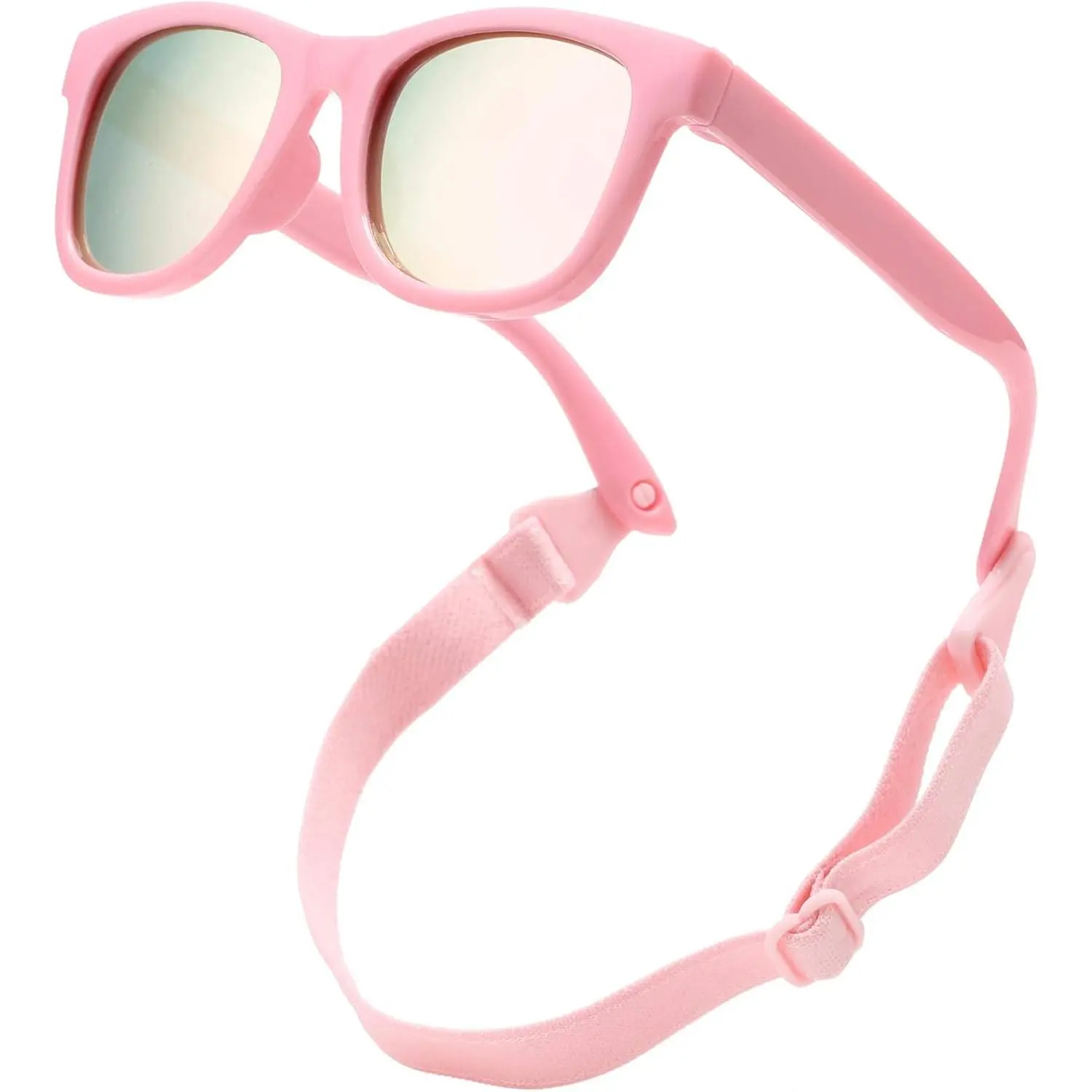 h-32  Bendable Flexible Polarized Newborn Baby Sunglasses with Strap for Infant Boys Girls Age 0-24 Months CA8042