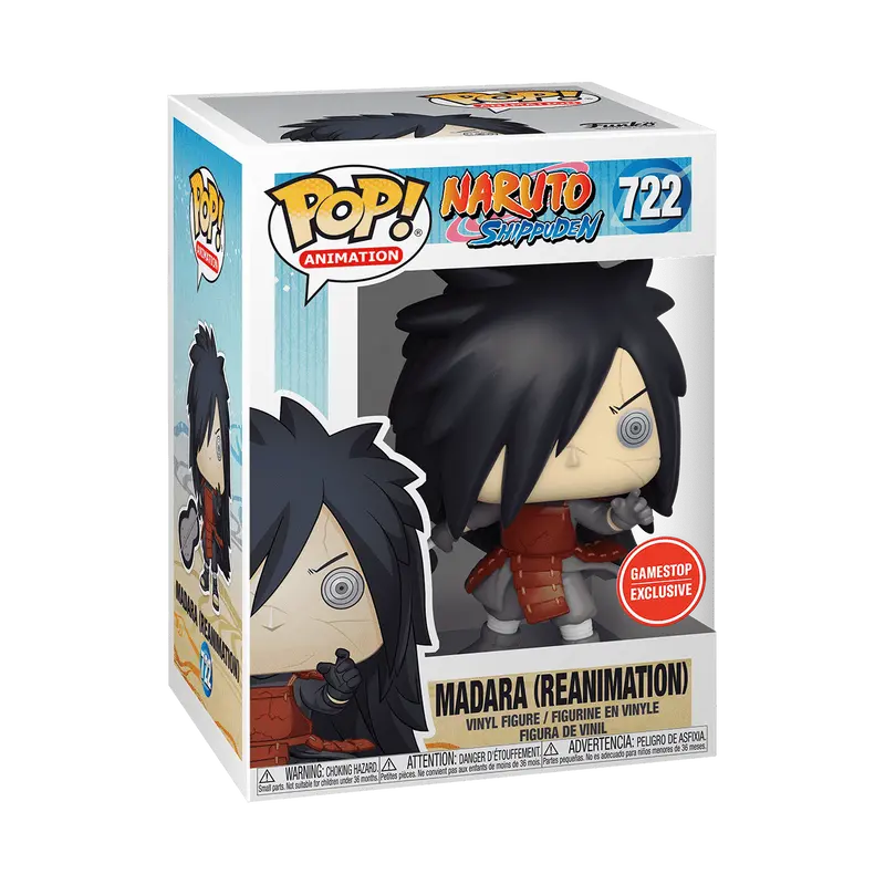 Funko Pop! Naruto: Shippuden - Madara (Reanimation) #722 Exclusive (Sticker may vary) Collectible Pop Vinyl Figure