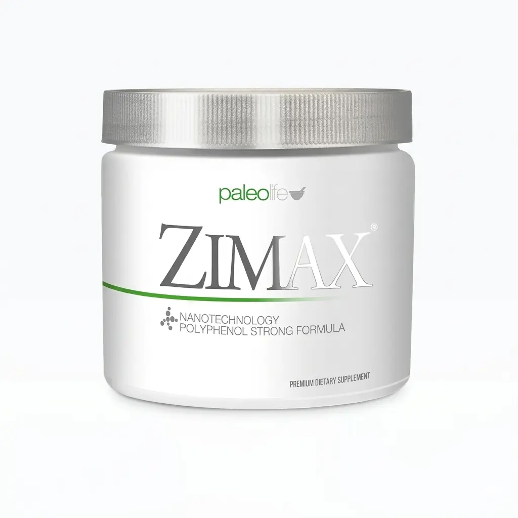 Zimax® - Natural Antioxidant & Anti-Inflammatory Supplement with Turmeric Olive Leaf Rosemary & Resveratrol for Enhanced Cellular Health & Vitality