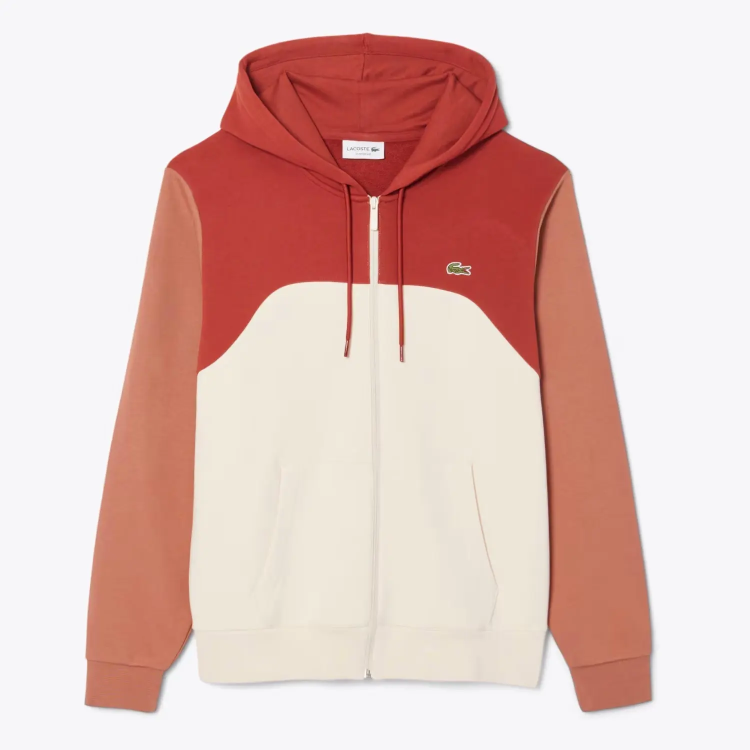 Lacoste Men's Zip-Up Colorblock Hoodie