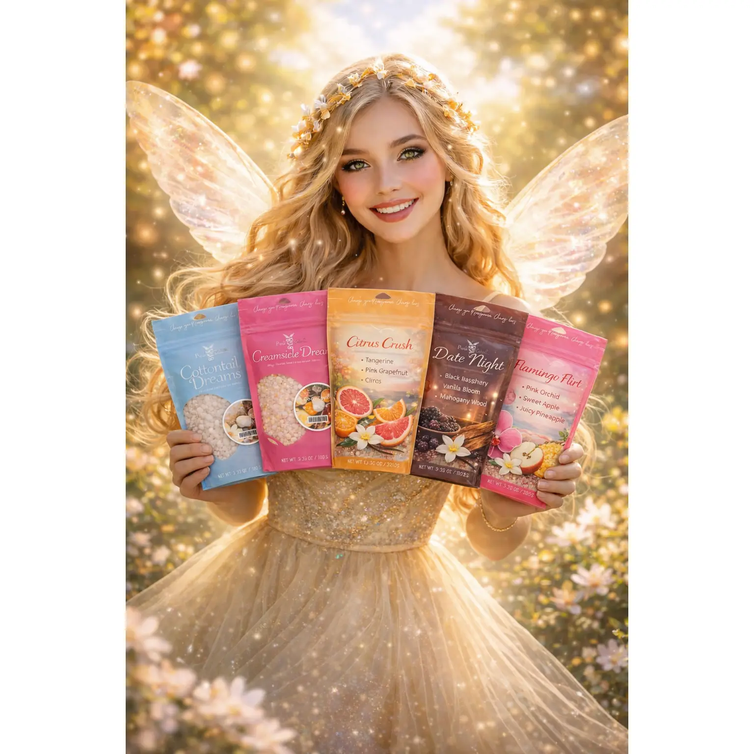 Five bags of fragrance sprinkles $50