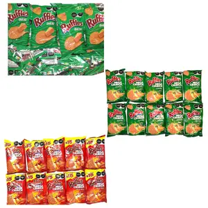 10 - PK RUFFLES MEGA CRUNCH or RUFFLES SABOR QUESO -  Sabritas Chips, Snack Crispy Crunchy Bite - MEXICAN CHIPS - PAPITAS MEXICANAS - SABRITAS MEXICANAS