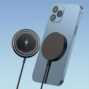 15w Magnetic Wireless Charging Fast Wireless Charger, Supports Qc/PD Protocol, Compatible with iPhone 17-11 Pro Max, Samsung S6+, Huawei Mate30/p20 Pro, Lg G2+