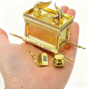 Mini Ark of the Covenant Set, Jewish Religious Style Desktop Decoration, Cultural Collection, Holiday Gift, Religious Home Decor, Religious Ornament