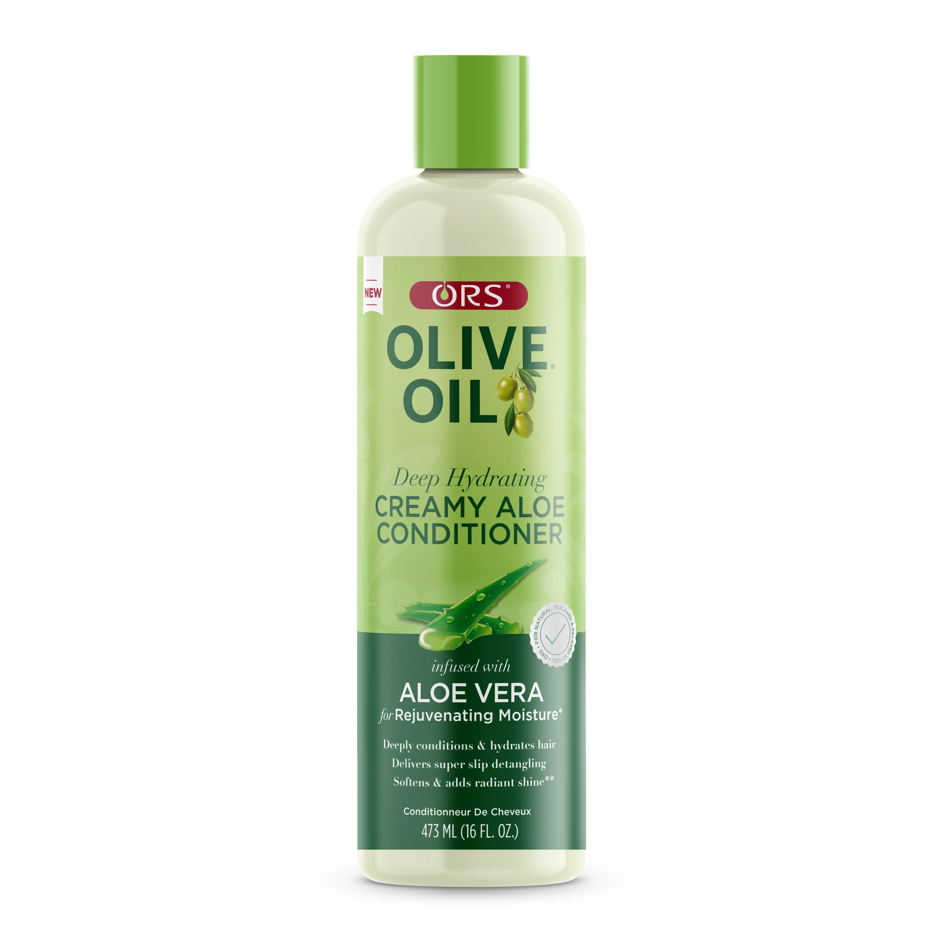 ORS Olive Oil Deep Hydrating Creamy Aloe Conditioner for Rejuvenating Moisture (16.0 oz)