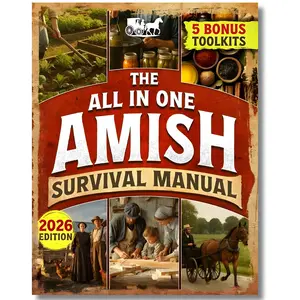 The All In One Amish Survival Manual: Break Free From Modern Society & Become 100% Self-Sufficient With DIY Projects, Homesteading, Canning, Off-Grid Living, Survival Skills & Herbal Home Remedies, Change Your Life | Survival Skills