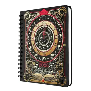 Weekly Planner Notebook, Gothic Retro Academic Planning Diary, Daily Planning Journal, Suitable For Mystery Enthusiasts, For Recording Life Philosophy, Daily Writing, And Life Planning Thoughts, A Creative And Practical Gift For Family Members.