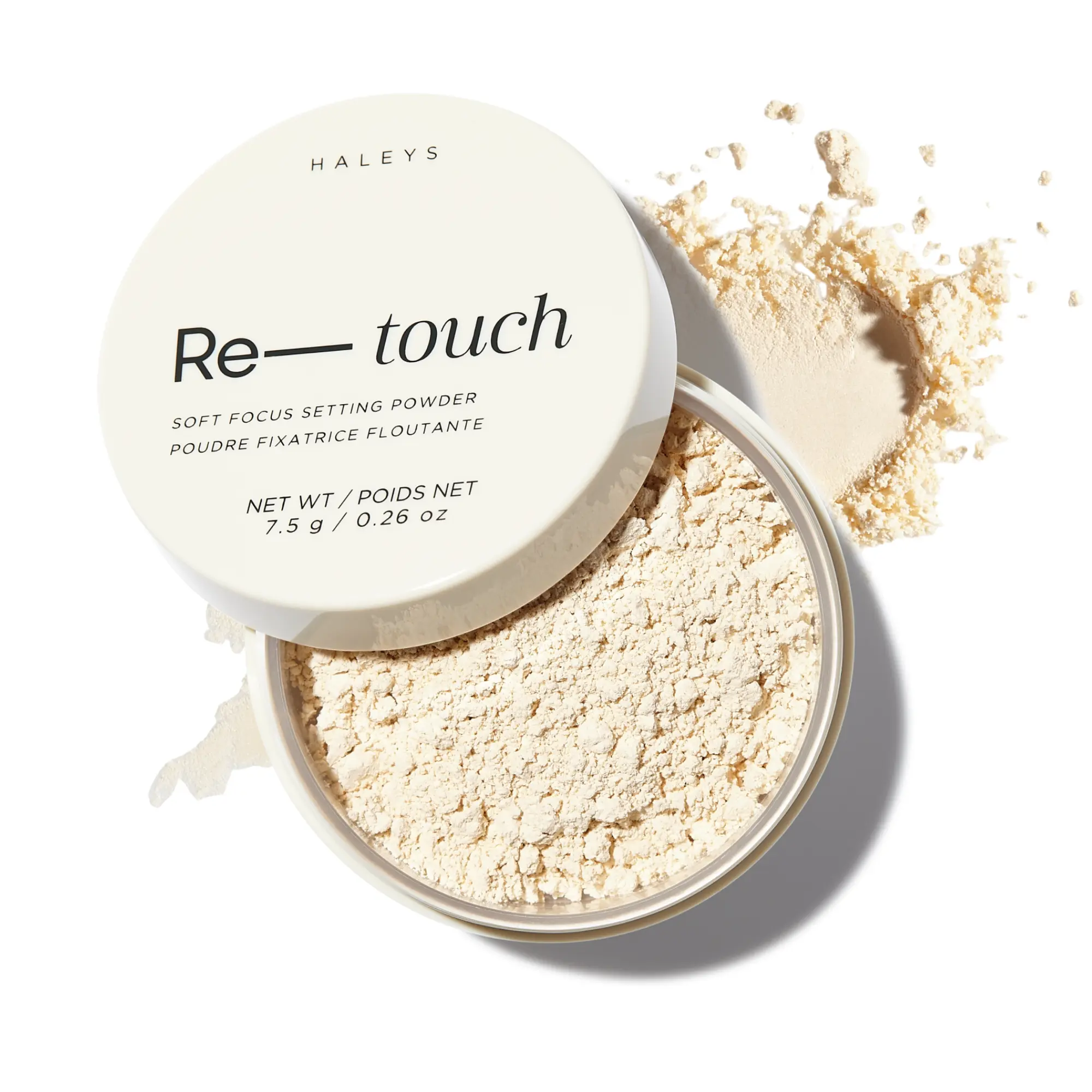 HALEYS Beauty Re—touch Soft Focus Setting Powder - Blurring Setting Powder for Oily Skin with Vitamin E Infusion for Poreless Finish & Smooth Texture