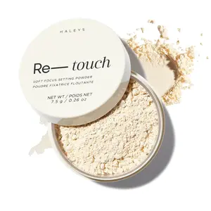 HALEYS Beauty Re—touch Soft Focus Setting Powder - Blurring Setting Powder for Oily Skin with Vitamin E Infusion for Poreless Finish & Smooth Texture