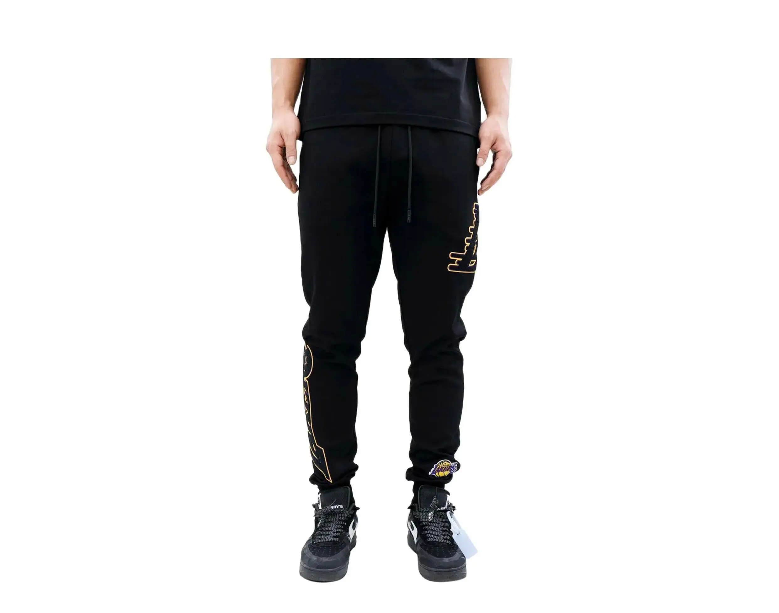 Pro Standard NBA Los Angeles Lakers Blended Jogger Pants in Black | Men's