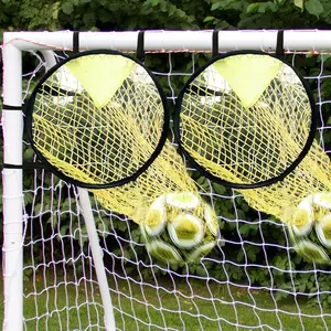 Foldable Football Target Net,  1/2 Counts  Football Training Net, Easy To Attach and Detach Soccer Goal for Football Training Practice
