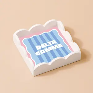 Delta Gamma Scallop Trinket Tray