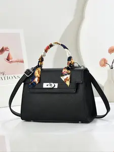 Women's Fashionable Plain Color Shoulder Bag, Casual Versatile Crossbody Bag for Daily Used, Trendy All-match Commuter Bag