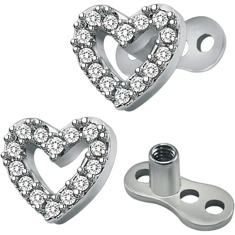 chrome hearts dermal piercing - TikTok Shop