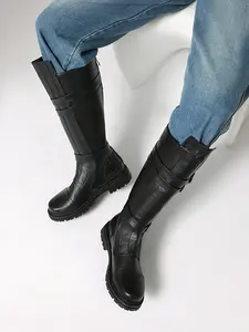 Zotixvox Men's Mid-Calf PU Leather Renaissance Vintage Boot Footwear - Plush Inner, Round Toe Slip-On, for Medieval Cosplay, Halloween Viking Riding, All Seasons
