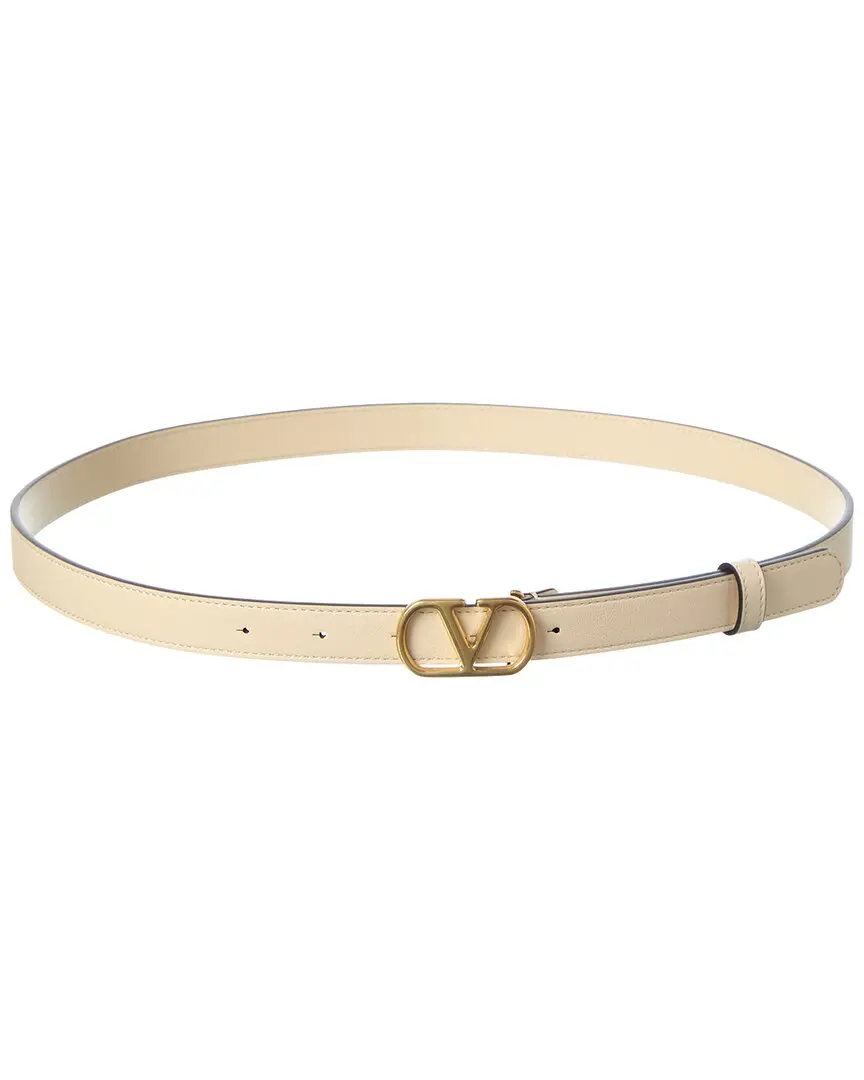 Valentino VLogo Signature Leather Belt
