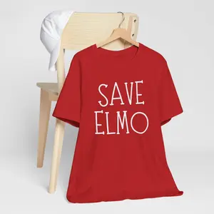 Political Protest Save Elmo Unisex Tee, Public Broadcasting Anti Trump Shirt, Activist Gift, Resist Tee, Political Activism Shirt