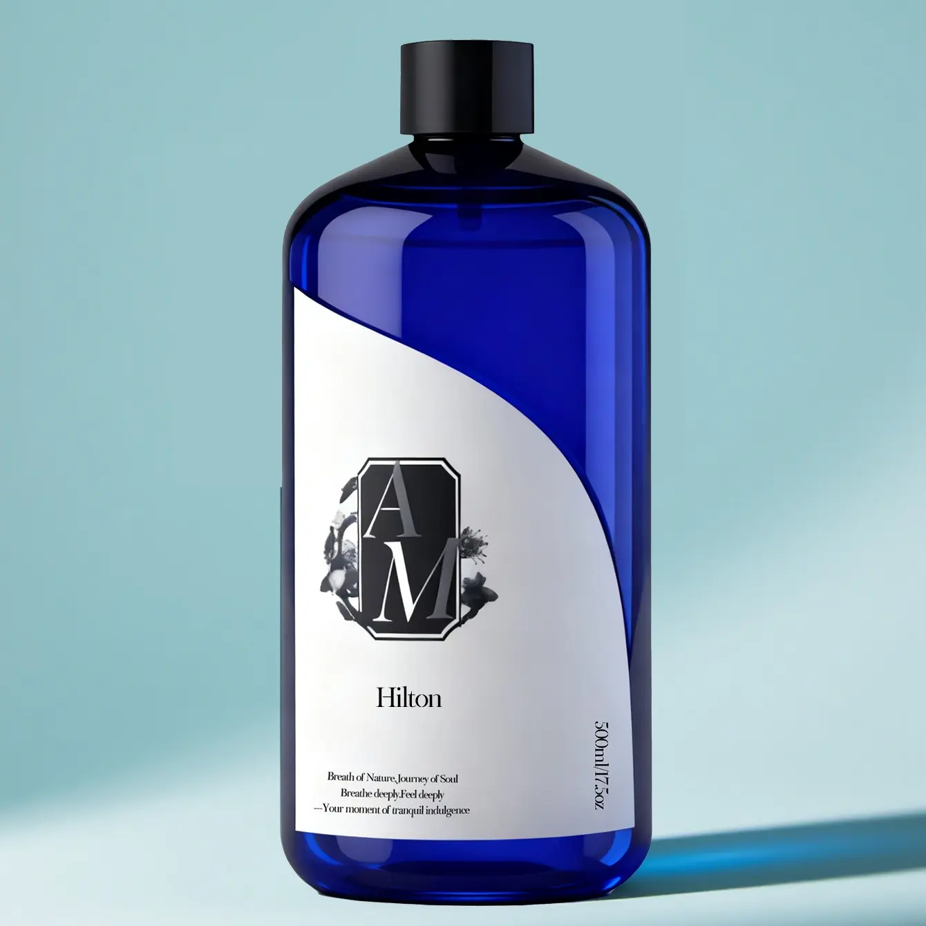 Hilton Taste 500ML Aromatic Scented Oil Bottle, Reed Diffuser Refill Liquid, Home Indoor Air Freshener, Aroma For Home, Bathroom Essential Oil, Aromatherapy Fragrance, Home Fragrance Products