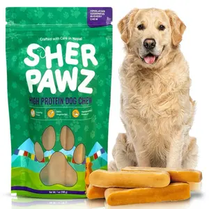 Natural Himalayan Yak Cheese Chews for Dogs - Medium 3-Pack | Long-Lasting Protein-Rich Treats for Aggressive Chewers| Grain-Free Dental Chews for All Breeds