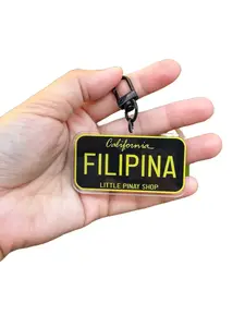 FILIPINA California Plate Keychain – West Coast Pinay Vibes