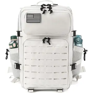 25L/35L/45L   Backpack For Men Molle Daypack 3 Day  Out Bag Hiking Rucksack With Bottle Holder
