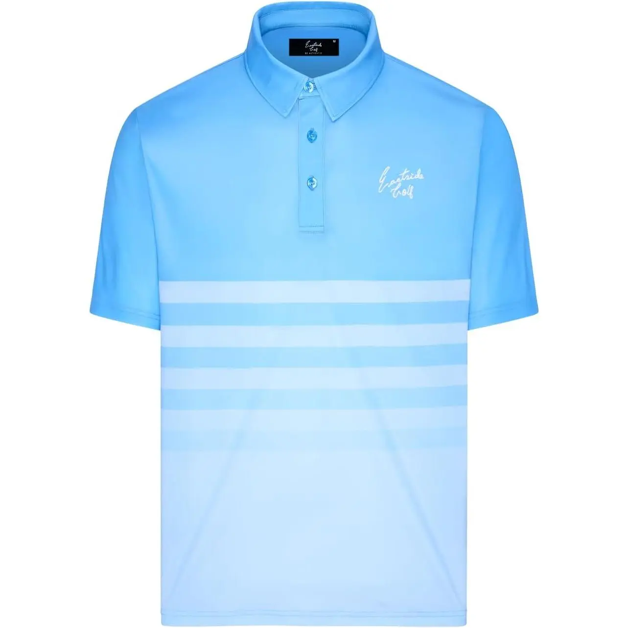 Eastside Golf Men's Signature Performance Embroidered Golf Logo Polo Shirt - 100% Polyester, Lightweight, Soft-Touch, Breathable, Button-Front Design, Chest Logo Detail, Embroidered Polo Shirts