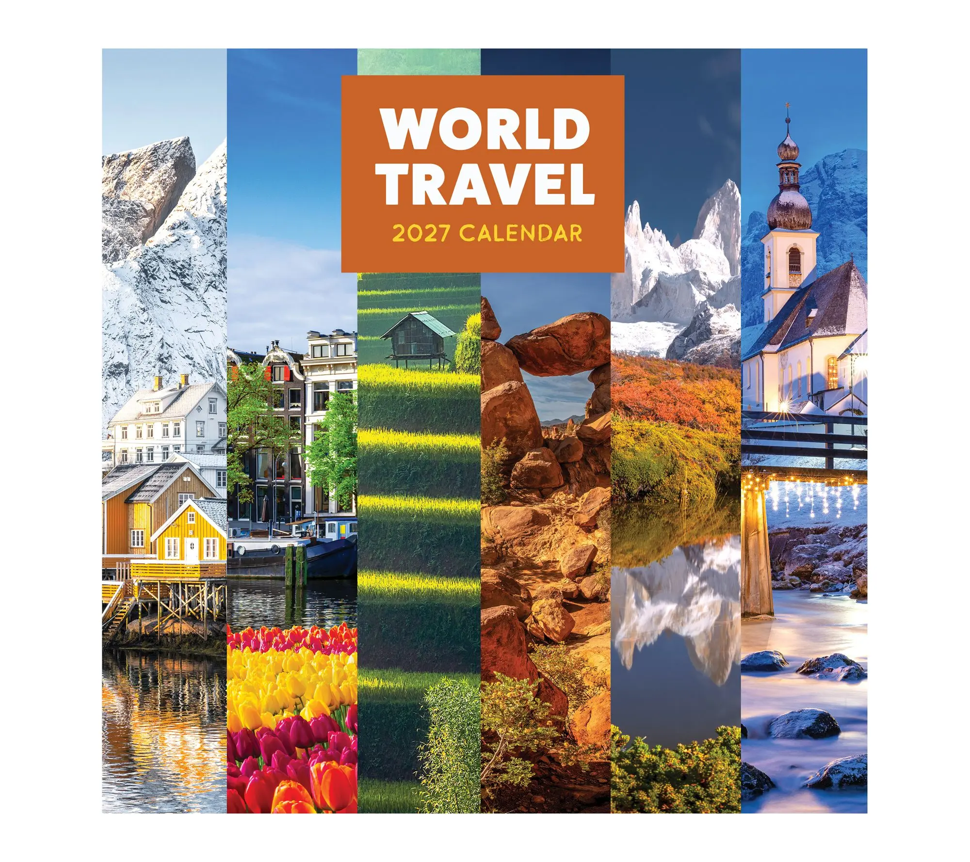 TF Publishing 2027 World Travel Wall Calendar