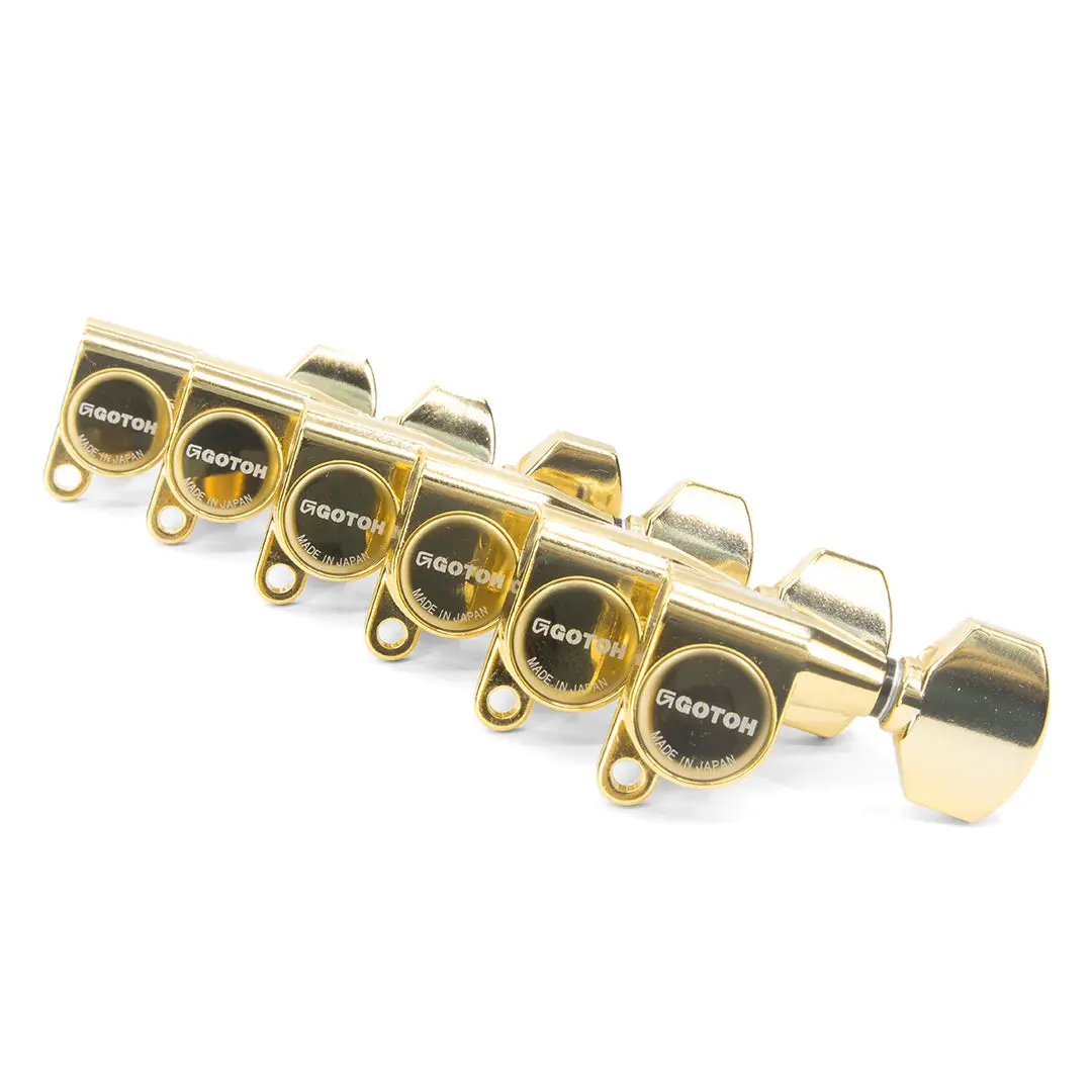 TK-7760 GOTOH SG360 6-In-Line Mini Tuning Keys, Schaller Style, with Hardware