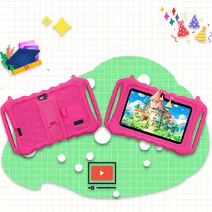 7 Inch Android Tablet, Parental Control Learning Tablet, Dual Camera Tablet with Shockproof Case, Best Gift, No Adapter