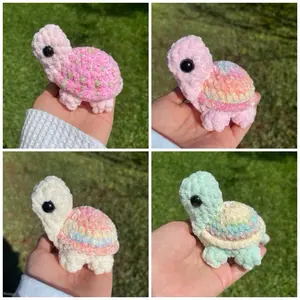 Handmade Crochet Baby Turtle