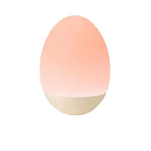 Egg Night Light for Nursery: Baby Night Lights Tap Lamp Stepless Dimming with Warm White and 7 RGB Colors Rechargeable Portable for Infant and Kids Bedroom Breastfeeding Sleep Aid