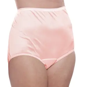 Nylon Brief Panty (Style 331/Plain Jane) 4 Pack in Pink