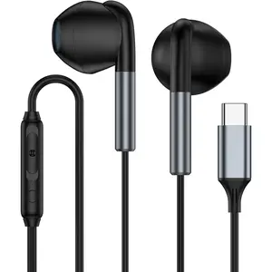 USB C Headphones for  Galaxy S26 S25 Ultra S24 S23 S22 S21 S20 A36 A17 A16 A15 A14 A13 A55 A54 A53,USBC Wired Ear Buds with Microphone Volume Control in Ear Earphones for  17 16 15,Pixel