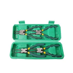 7-inch Circlip Pliers Set Dual-purpose Elbow Straight Spring Pliers Inner and Outer Bending Manual Pliers circlip