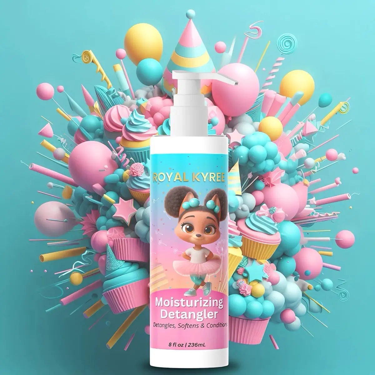 Kids Moisturizing Detangler, 8 oz - Royal Kyree