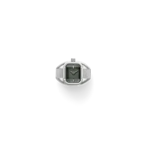 Nocturne Time Ring - Silver/Smoke