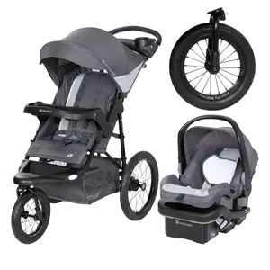 Baby Trend® Expedition® Zero Flat Jogger Travel System w/ EZ-Lift™ PLUS Infant Car Seat & LED Lights