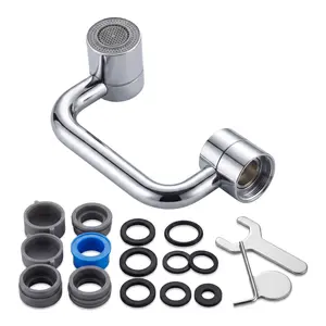 2026 New 1440° Rotatable Faucet Aerator, 2 Water Modes Anti-Splash & Water Saving Tap Extension, Multifunctional Accessory for Kitchen and Bathroom Sinks