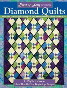 USED-Sweet 'n Sassy Templates(r) Diamond Quilts: New and Exciting Techniques to Create Diamond-Shaped Blocks! by Anderson, Pj (Paperback)