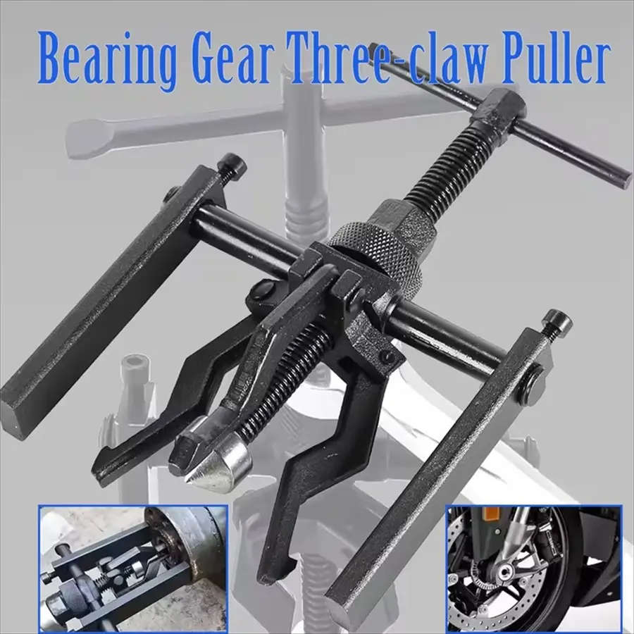 3 Claw Bearing Puller Tool, Durable Car Repair Removal Tool, Effortless Separation Bearing Remover, Manual Mechanical Maintenance Kit, Automotive Maintenance Tools, Wheel Bearing Tool, Automotive Vehicle Tool