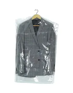 10Pcs Transparent Plastic Garment Covers 35.4inch Hanging Clothes Dust-Proof Protector Bags for Home Storage Lightweight & Durable PP Material Set