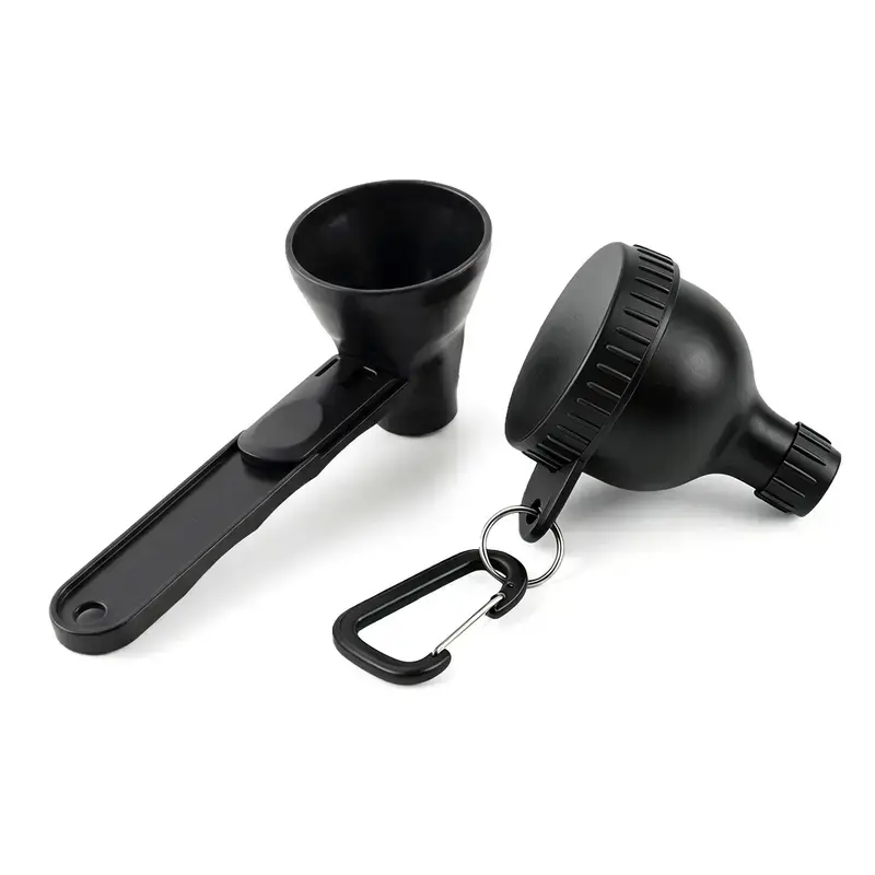 No More Spilling Powder! Mini Protein Funnel With Sliding Scoop & Container, BPA-Free Portable Creatine Coffee Powder Dispenser, Must-Have Gym Gadget